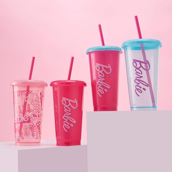 Barbie Drinkbeker Set (4 stuks)