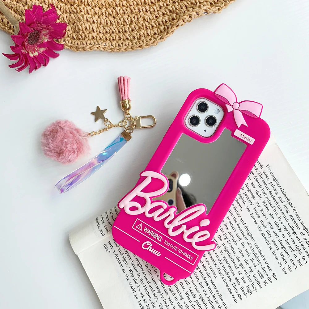 Barbie iPhone Case + PomPom Hanger