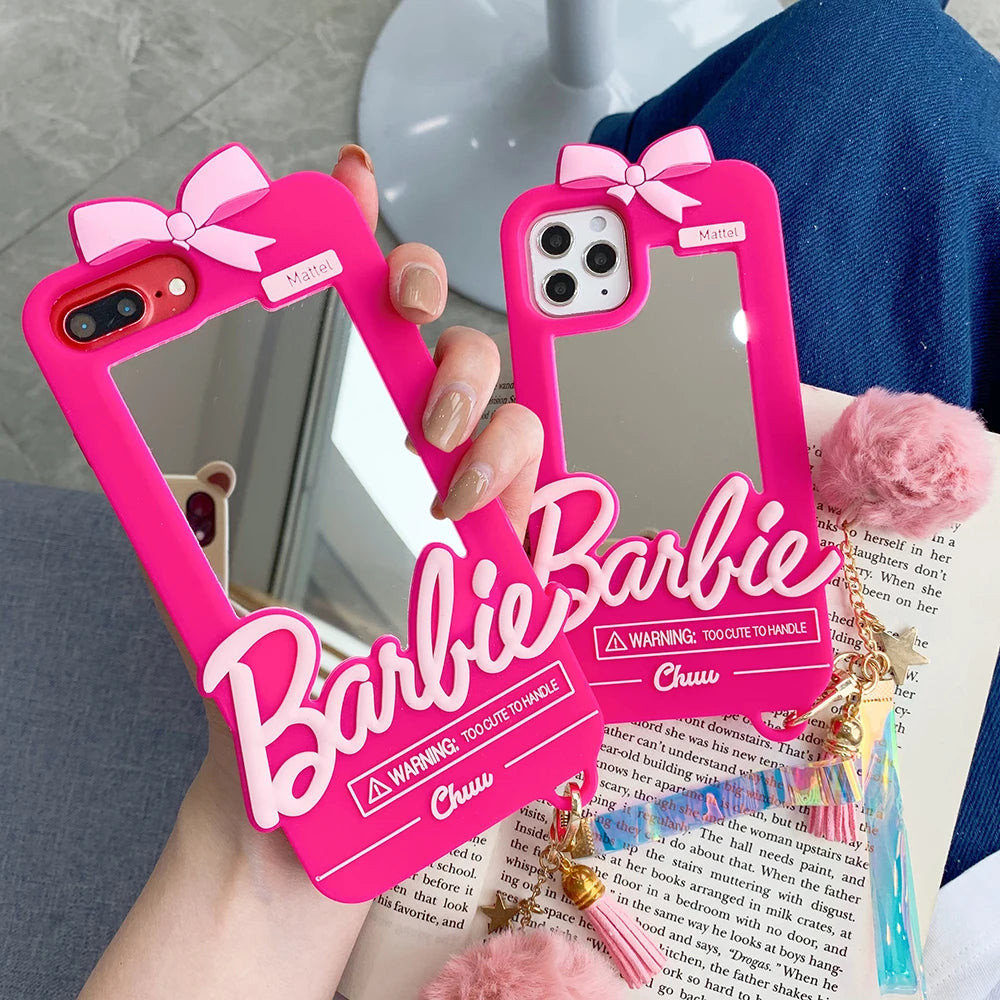 Barbie iPhone Case + PomPom Hanger