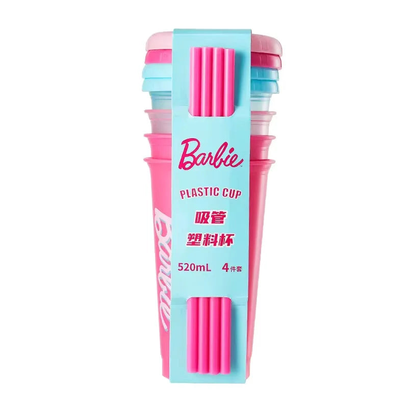 Barbie Drinkbeker Set (4 stuks)