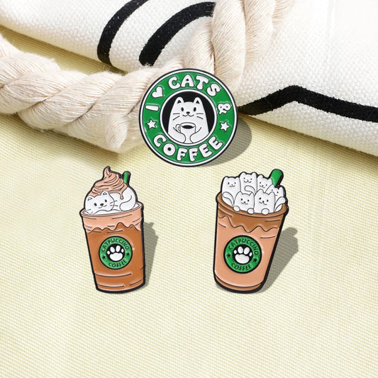 Catpuccino Pin