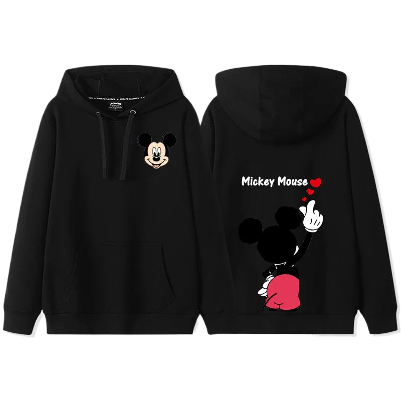 mickey mouse hoodie zwart