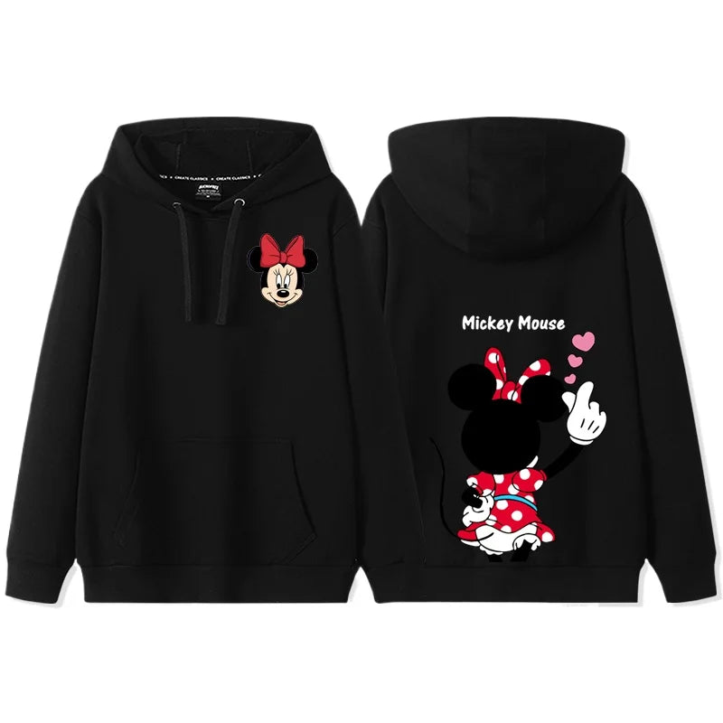 minnie mouse hoodie zwart